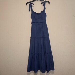 Trixxi Blue Sleeveless Dress